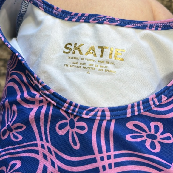 SKATIE Blue and‎ Pink Floral Bikini Set - Picture 5 of 6
